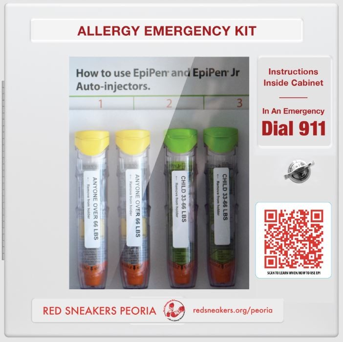 Allergy Emergency Kit - Red Sneakers Peoria Version