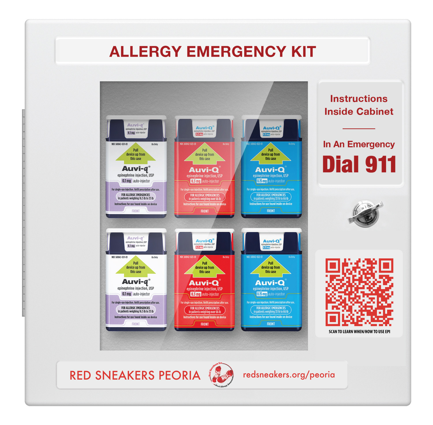 Allergy Emergency Kit - Red Sneakers Peoria Version